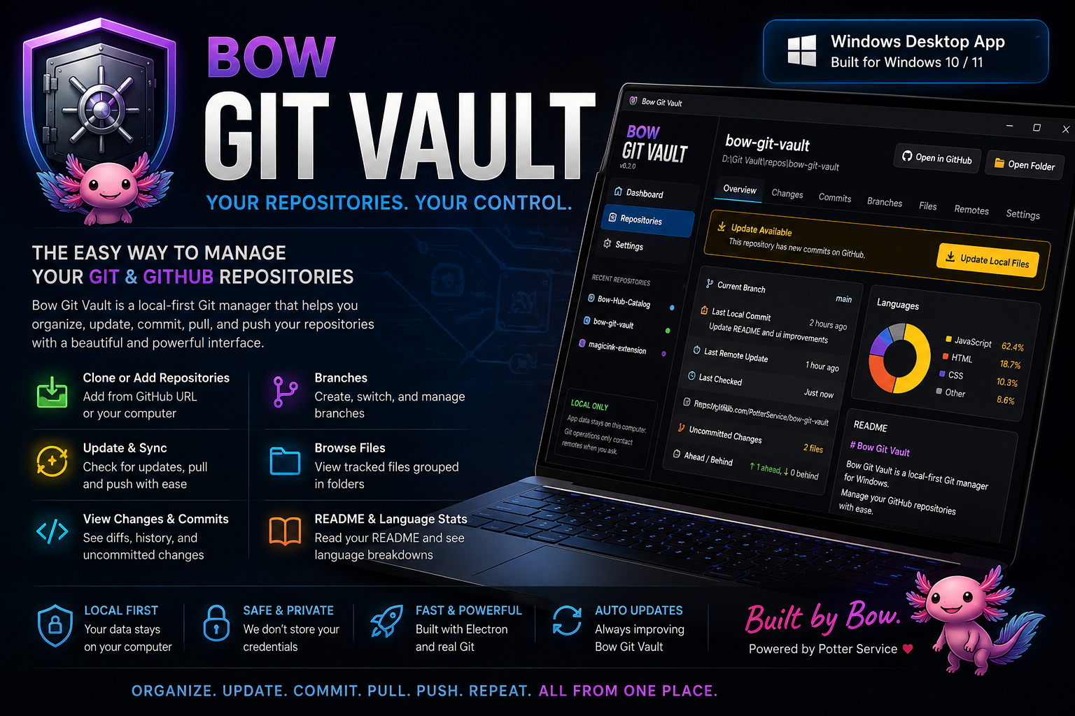 Bow Git Vault