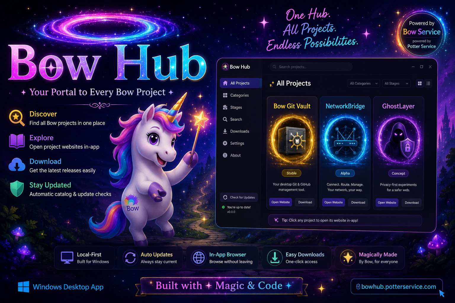 Bow Hub project artwork