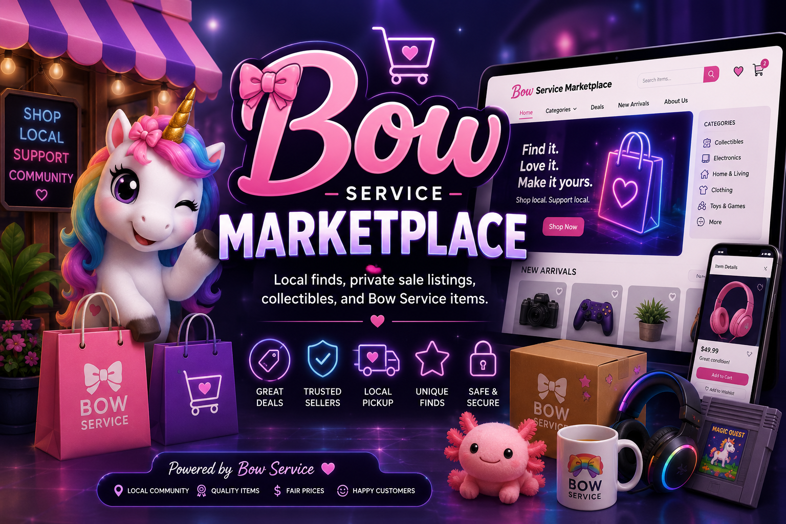 Bow Service Marketplace project artwork